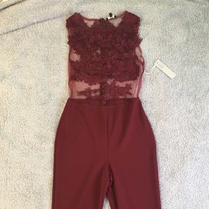 Women’s Lace Top Jumpsuit